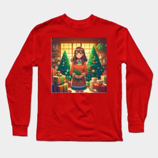 Christmas Anime Long Sleeve T-Shirt